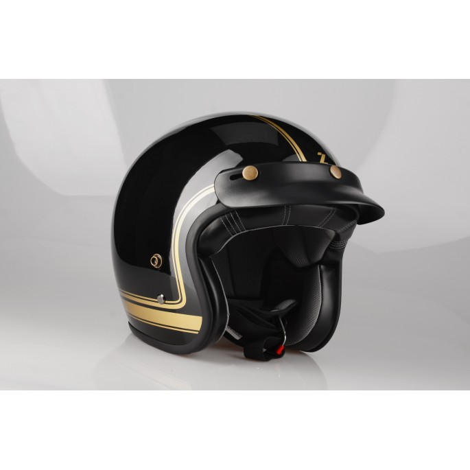 Kask Motocyklowy LAZER CONGA Cosmo (kol. Czarny - Złoty - Metalik) rozm. L