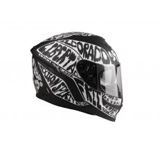 Kask Motocyklowy LAZER RAFALE Mexicana (kol. Czarny - Fluo) rozm. XL