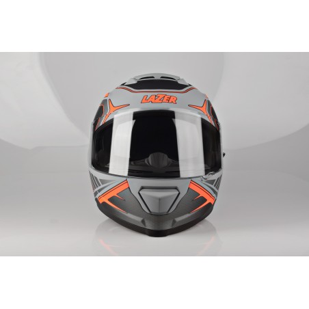 Kask Motocyklowy LAZER RAFALE Hexa (kol. Tytanowy Szary - Czerwony - Matowy) rozm. M