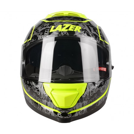 Kask Motocyklowy LAZER RAFALE SR $13 Original (kol. Czarny - Żółty Fluo) rozm. M