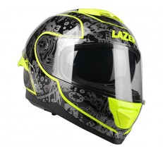 Kask Motocyklowy LAZER RAFALE SR $13 Original (kol. Czarny - Żółty Fluo) rozm. M