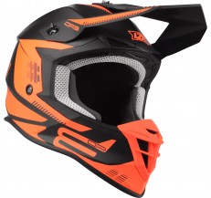 Kask Motocyklowy LAZER OR3 PP3 (kol. Czarny - Czerwony Fluo - Matowy) rozm. L