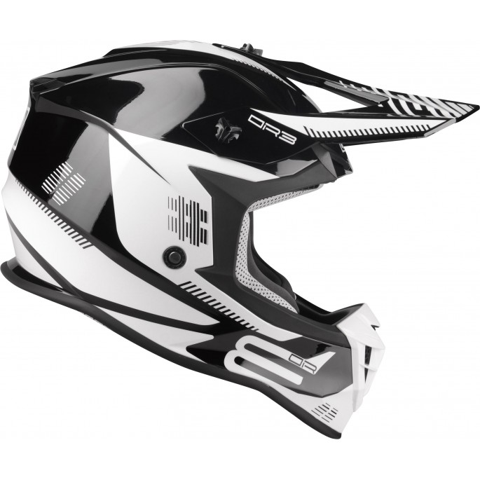 Kask Motocyklowy LAZER OR3 PP3 (kol. Czarny - Biały) rozm. S