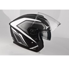 Kask Motocyklowy LAZER TANGO Hexa (kol. Czarny - Biały - Matowy) rozm. XS