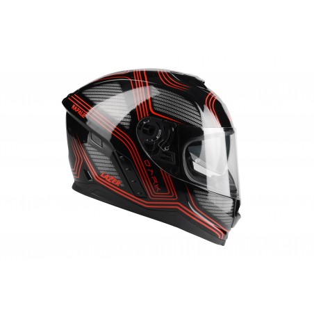 Kask Motocyklowy LAZER RAFALE Darkside (kol. Czarny - Czerwony) rozm. M