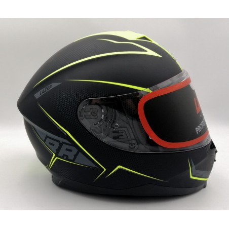 Kask Motocyklowy LAZER VERTIGO EVO Race (kol. Czarny - Żółty) rozm. XL