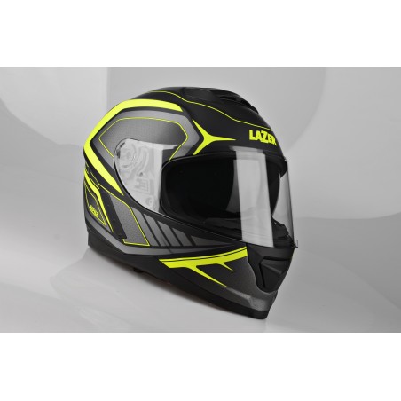 Kask Motocyklowy LAZER RAFALE Hexa (kol. Czarny - Żółty - Matowy) rozm. XS