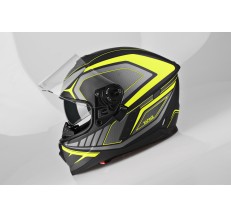 Kask Motocyklowy LAZER RAFALE Hexa (kol. Czarny - Żółty - Matowy) rozm. XS