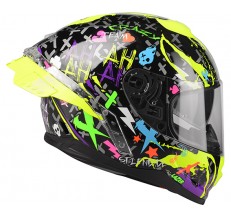 Kask Motocyklowy LAZER RAFALE SR Crazy (kol. Czarny - Multi) rozm. XL