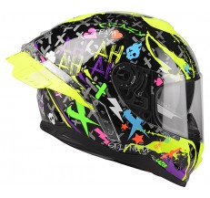 Kask Motocyklowy LAZER RAFALE SR Crazy (kol. Czarny - Multi) rozm. L