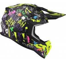 Kask Motocyklowy LAZER OR3 Crazy (kol. Czarny - Multi - Matowy) rozm. XL