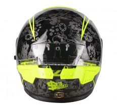 Kask Motocyklowy LAZER RAFALE SR $13 Original (kol. Czarny - Żółty Fluo) rozm. S