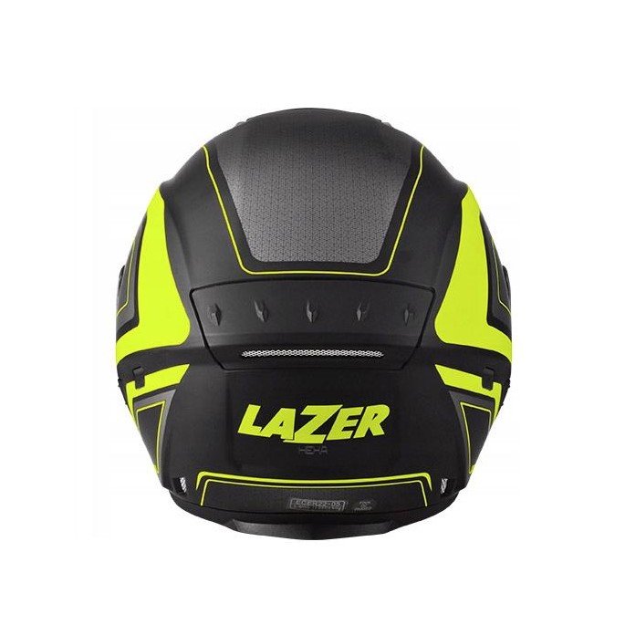 Kask Motocyklowy LAZER TANGO Hexa (kol. Czarny - Żółty - Matowy) rozm. L