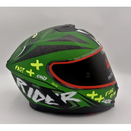 Kask Motocyklowy LAZER RAFALE Oni Zielony (kol. Zielony - Czarny) rozm. XS