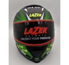 Kask Motocyklowy LAZER RAFALE Oni Zielony (kol. Zielony - Czarny) rozm. XS