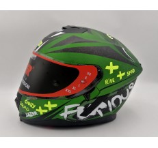 Kask Motocyklowy LAZER RAFALE Oni Zielony (kol. Zielony - Czarny) rozm. XS
