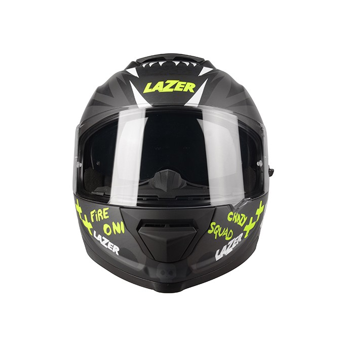 Kask Motocyklowy LAZER RAFALE SR Ride Oni (kol. Czarny - Szary - Żółty Fluo - Matowy) rozm. L