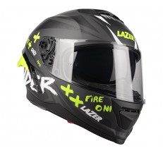 Kask Motocyklowy LAZER RAFALE SR Ride Oni (kol. Czarny - Szary - Żółty Fluo - Matowy) rozm. L