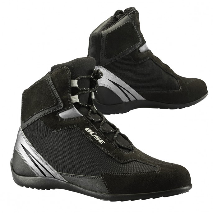 Buty motocyklowe BUSE B50 czarne/srebne 44