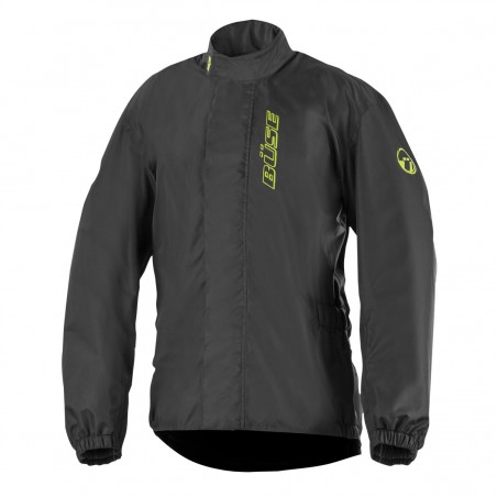 Kurtka motocyklowa przeciwdeszczowa BUSE czarna 2XL