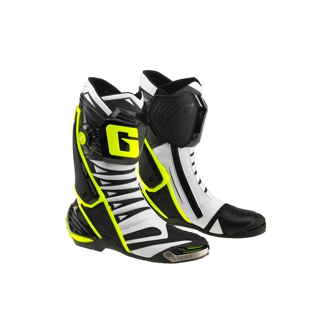 Buty motocyklowe GAERNE GP1 EVO białe czarne żółte rozm. 41