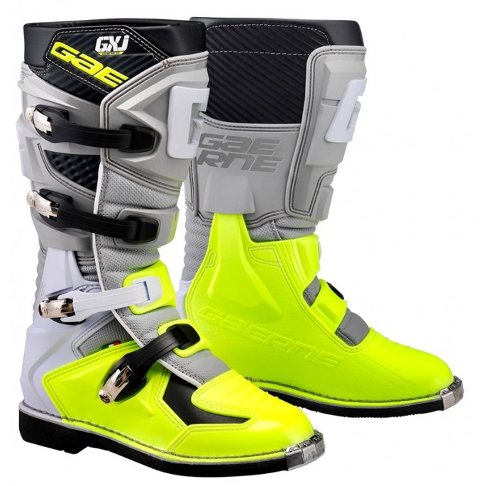 Buty motocyklowe GAERNE GX-J szare/żółte fluo rozm. 34