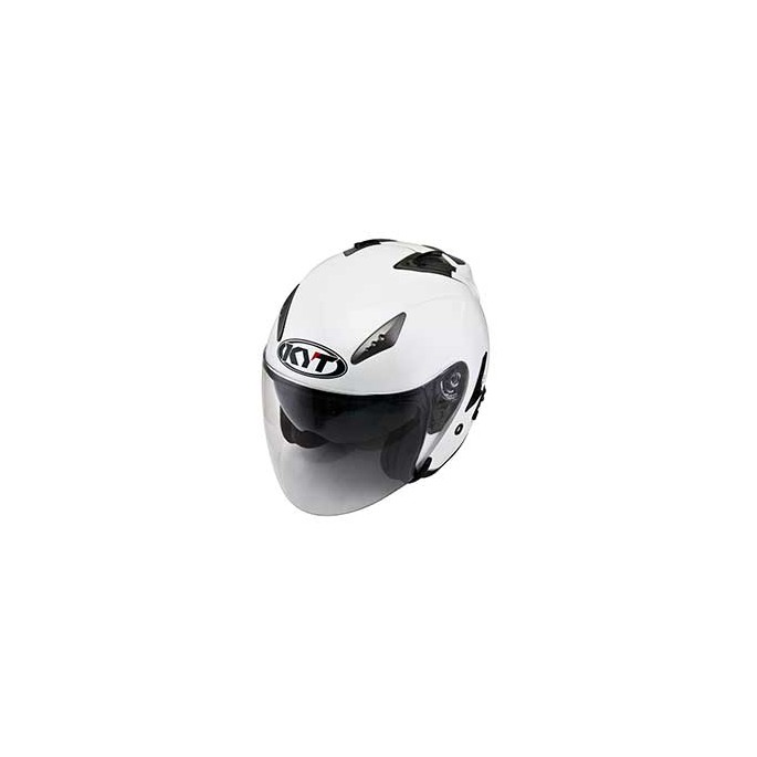 Kask Motocyklowy KYT HELLCAT perłowy biały - L