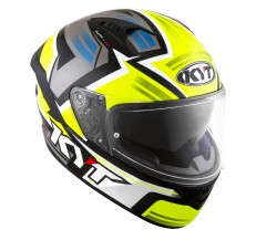 Kask Motocyklowy KYT NF-R ARTWORK żółty/szary - XL