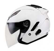 Kask Motocyklowy KYT HELLCAT perłowy biały - XL
