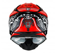 Kask Motocyklowy KYT STRIKE EAGLE POTION czerwony - L