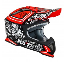 Kask Motocyklowy KYT STRIKE EAGLE POTION czerwony - M