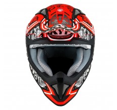Kask Motocyklowy KYT STRIKE EAGLE POTION czerwony - M