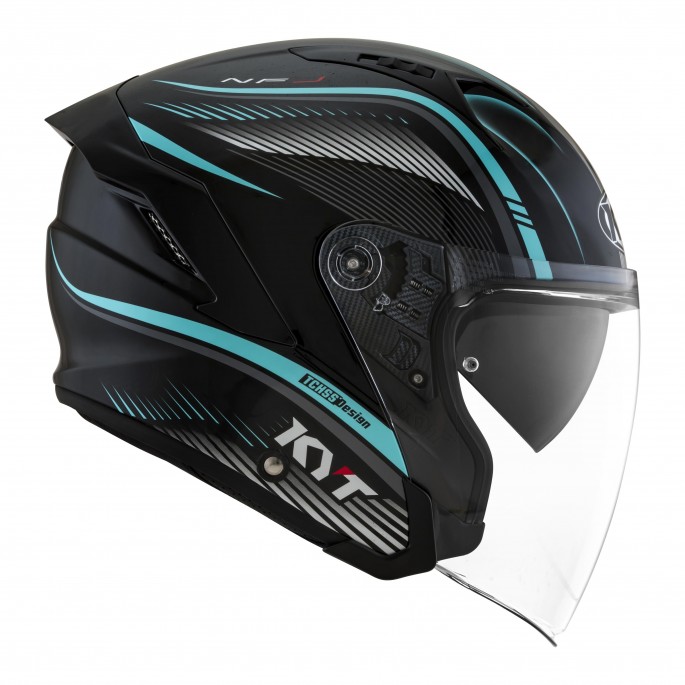 Kask Motocyklowy KYT NF-J RADAR niebieski - L