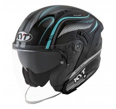 Kask Motocyklowy KYT NF-J RADAR niebieski - L