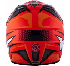 Kask Motocyklowy KYT CROSS OVER POWER czarny / czerwony - S