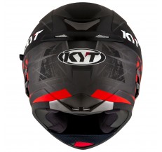 Kask Motocyklowy KYT FALCON 2 RIFT czerwony/antracytowy - L