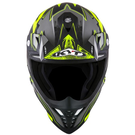 Kask Motocyklowy KYT SKYHAWK DIGGER matowy czarny/żółty - XL