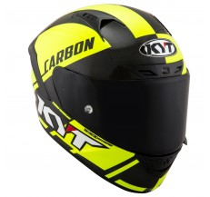 Kask Motocyklowy KYT NX RACE CARBON RACE-D żółty fluo - S