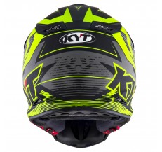 Kask Motocyklowy KYT SKYHAWK DIGGER matowy czarny/żółty - S