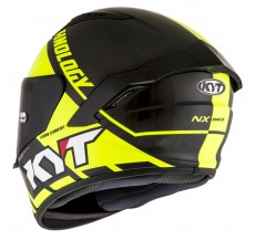 Kask Motocyklowy KYT NX RACE CARBON RACE-D żółty fluo - XL