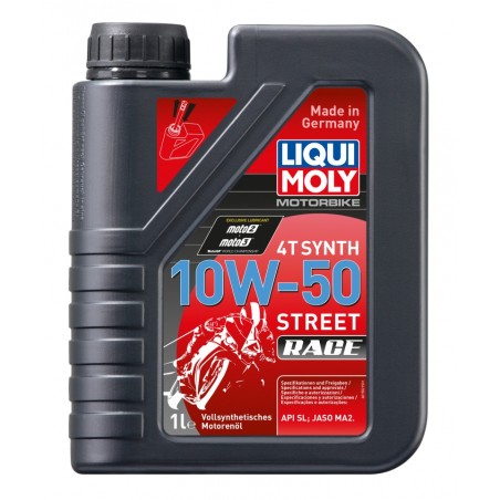 LIQUI MOLY Olej silnikowy syntetyczny do motocykli 10W50 Race 4T 1 litr