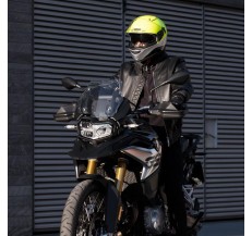 Kask Motocyklowy MOMO HORNET (Yellow Fluo / Silver / Black / White) rozm. M