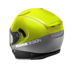 Kask Motocyklowy MOMO HORNET (Yellow Fluo / Silver / Black / White) rozm. M
