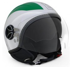 Kask Motocyklowy MOMO AVIO PRO (Green/White/Red / Black Outline) rozm. XS