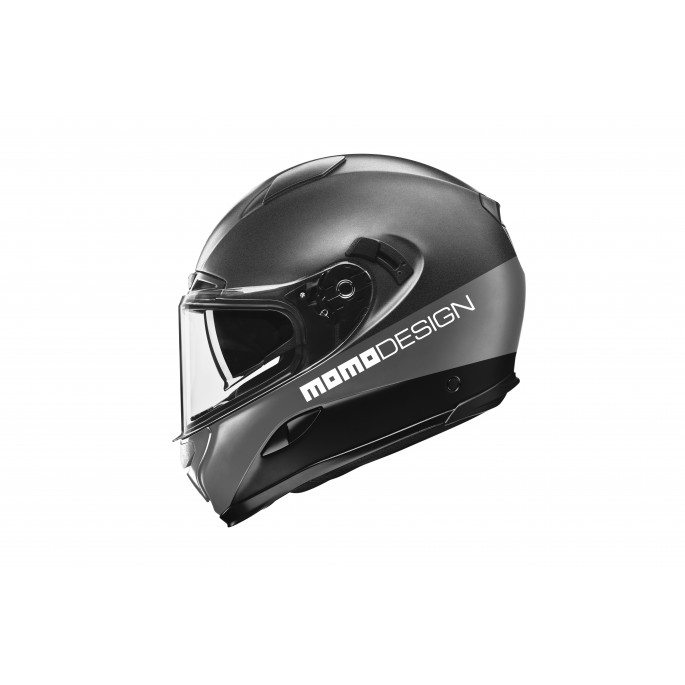 Kask Motocyklowy MOMO HORNET (Titanium Frost / Silver / Black / White) rozm. M