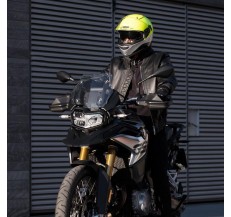 Kask Motocyklowy MOMO HORNET (Yellow Fluo / Silver / Black / White) rozm. XL